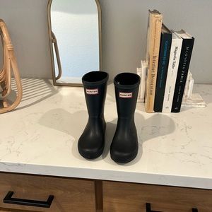 Kids Black Hunter Boots